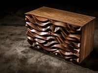 Mirage Sideboard, Dark Walnut - Noir Trading Inc.