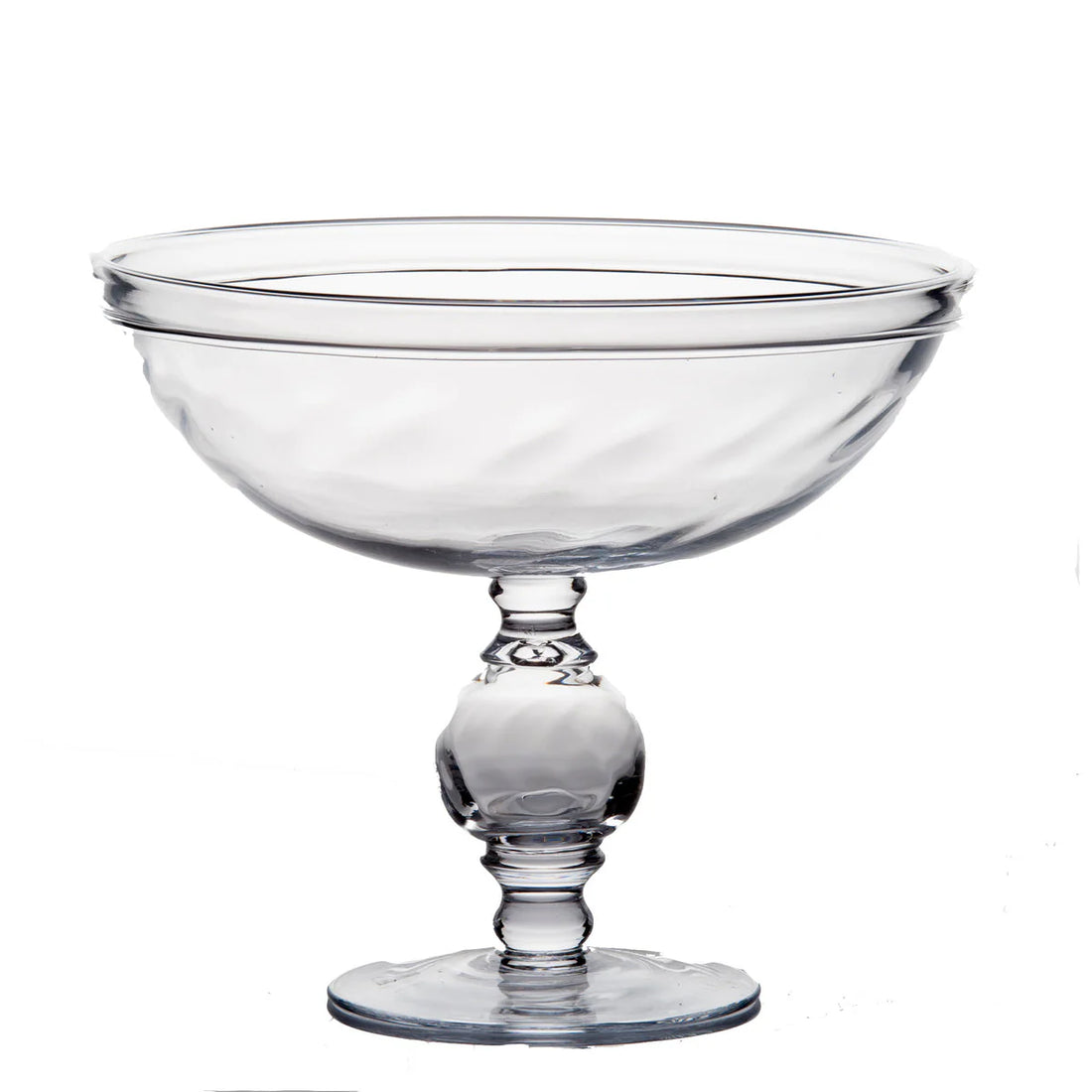 Clear Compote Footed Centerpiece/ Vase