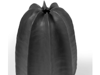 Keiko Vase Charcoal, Large