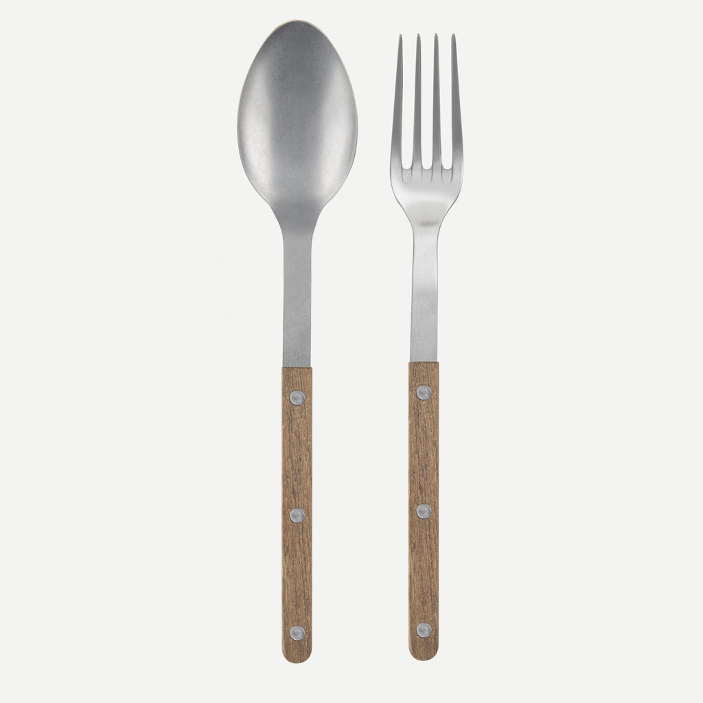 2 Bistrot Vintage, Teak 2 Piece Serving Set