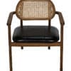 Tolka Chair, Teak with Leather Seat