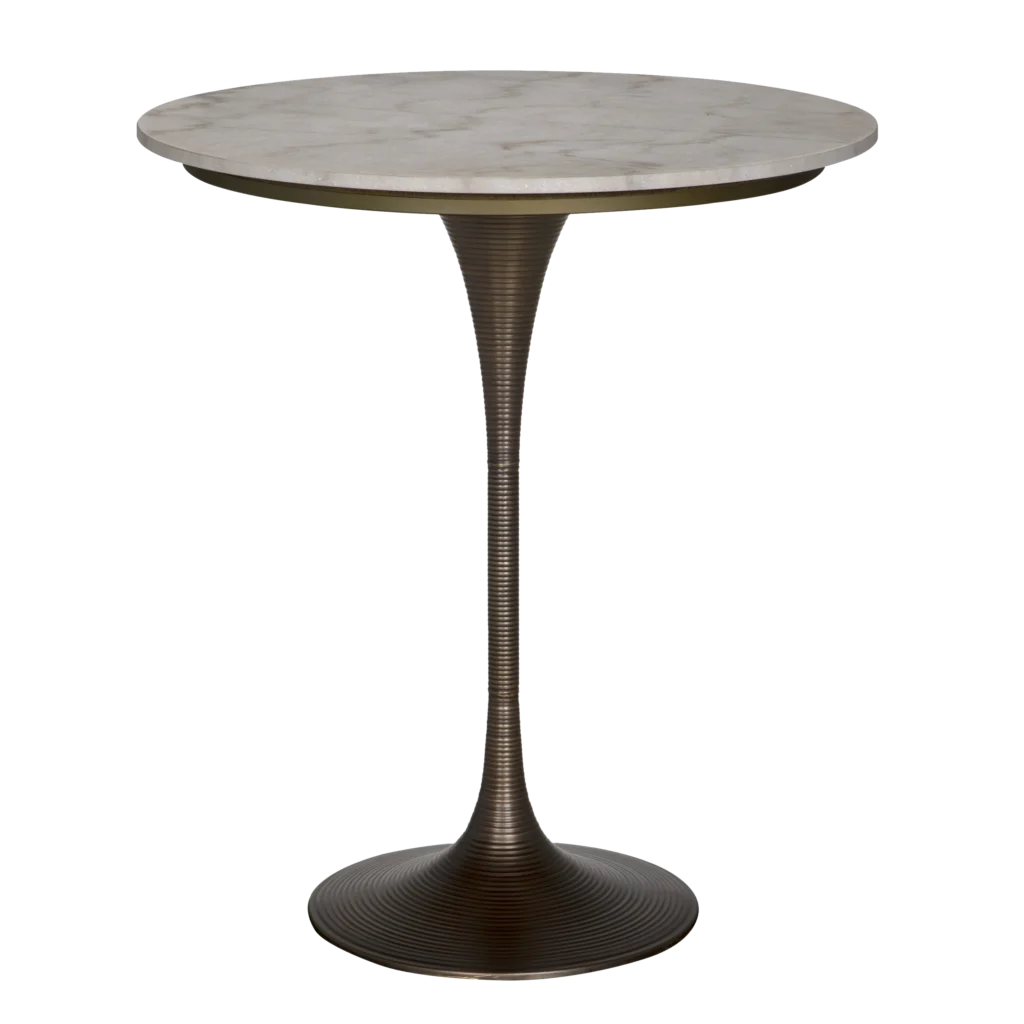 Joni Bar Table, Aged Brass