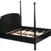 New Douglas Bed, Eastern King, Hand Rubbed Black