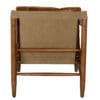 Luther Chair, Cuba Brown Leather w Canvas