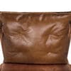 Luther Chair, Cuba Brown Leather w Canvas