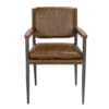 WOOSTER DINING CHAIR W/ARMS, Brown