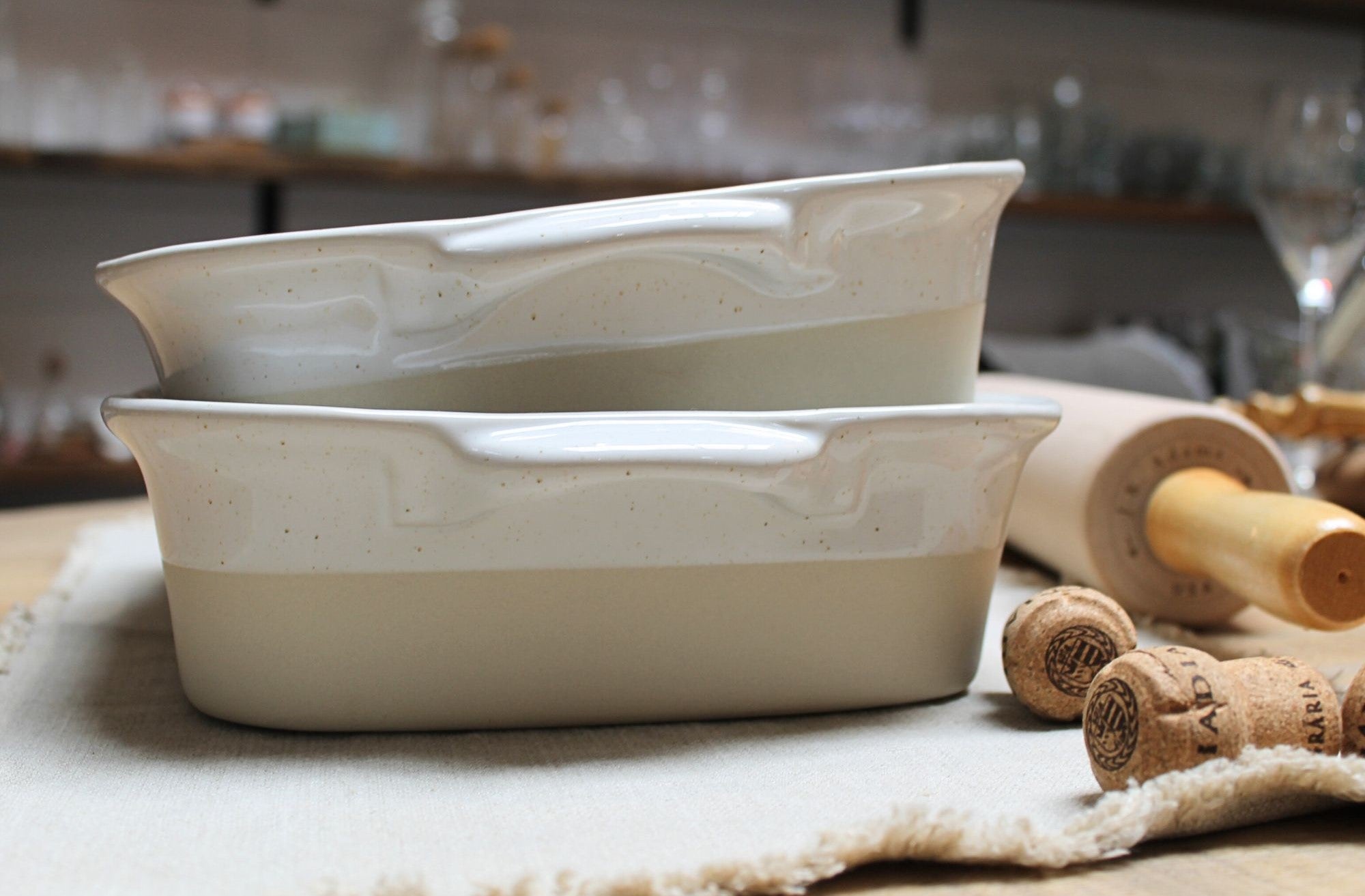 Baker Rect - 14" White