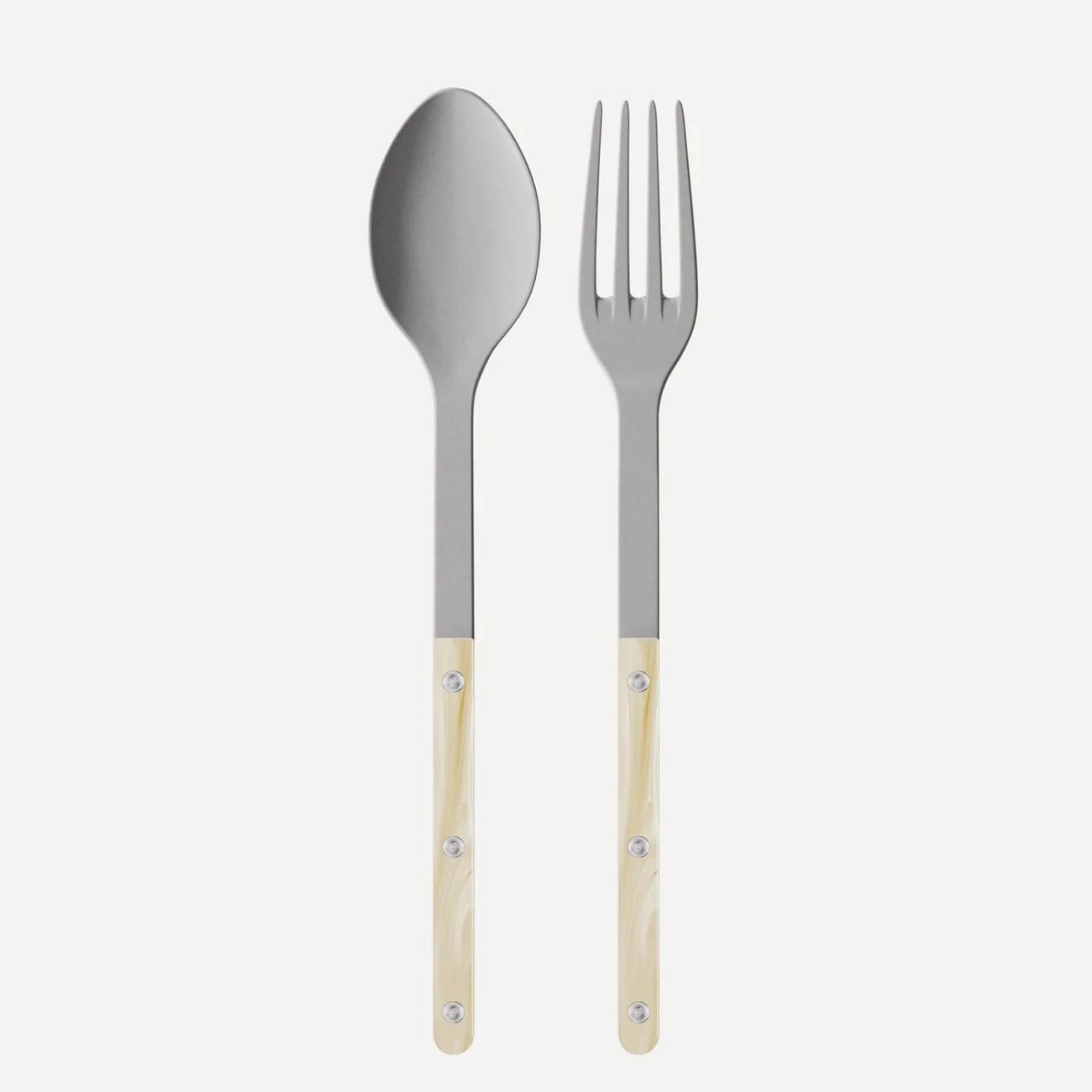 Bistrot Vintage Horn, Faux Horn 2 Piece Serving Set