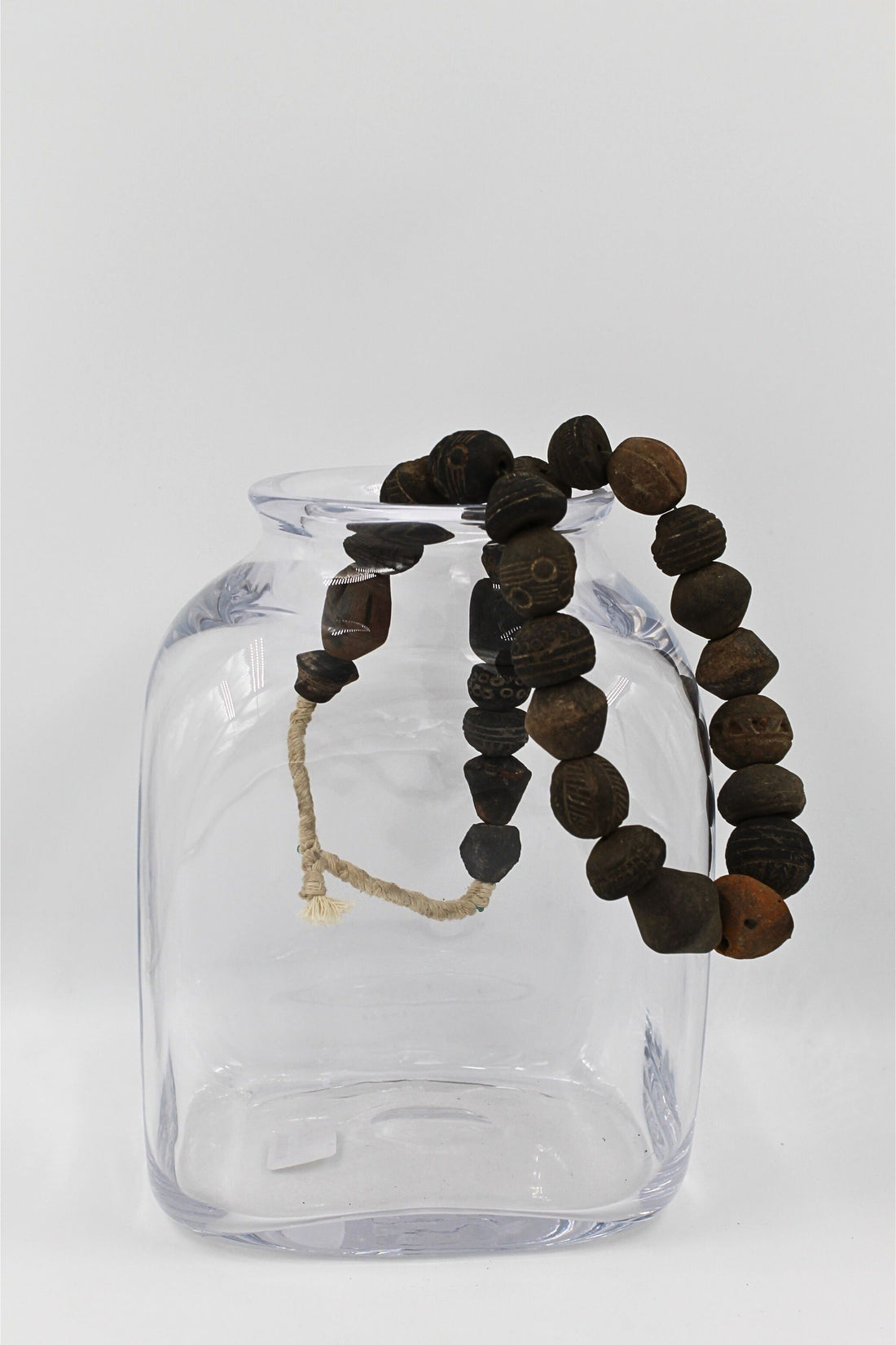 Vintage African Colored Clay Beads
