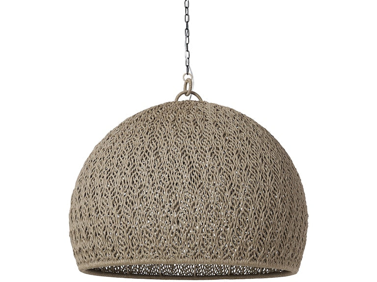 Jenson Outdoor Chandelier, Large, Brown