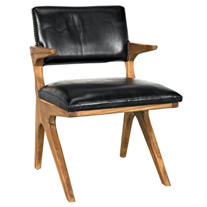 Dolores Chair, Teak with Leather