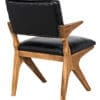Dolores Chair, Teak with Leather