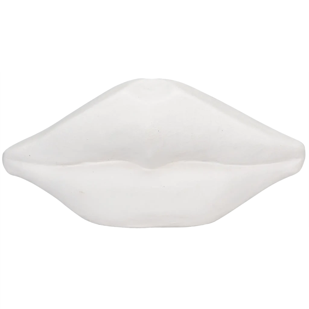 Lips, White Fiber Cement