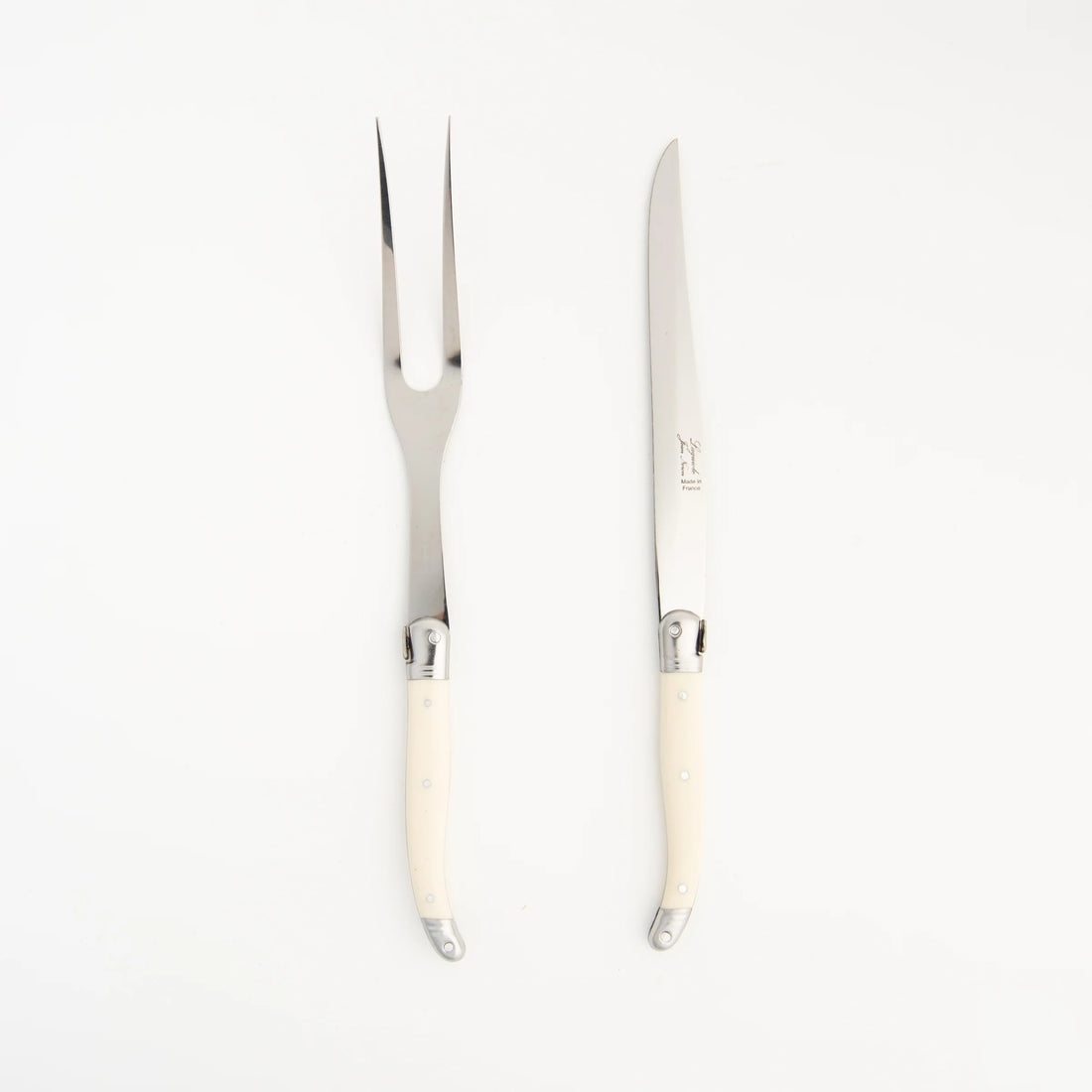 Carving Set Ivory (With Box)