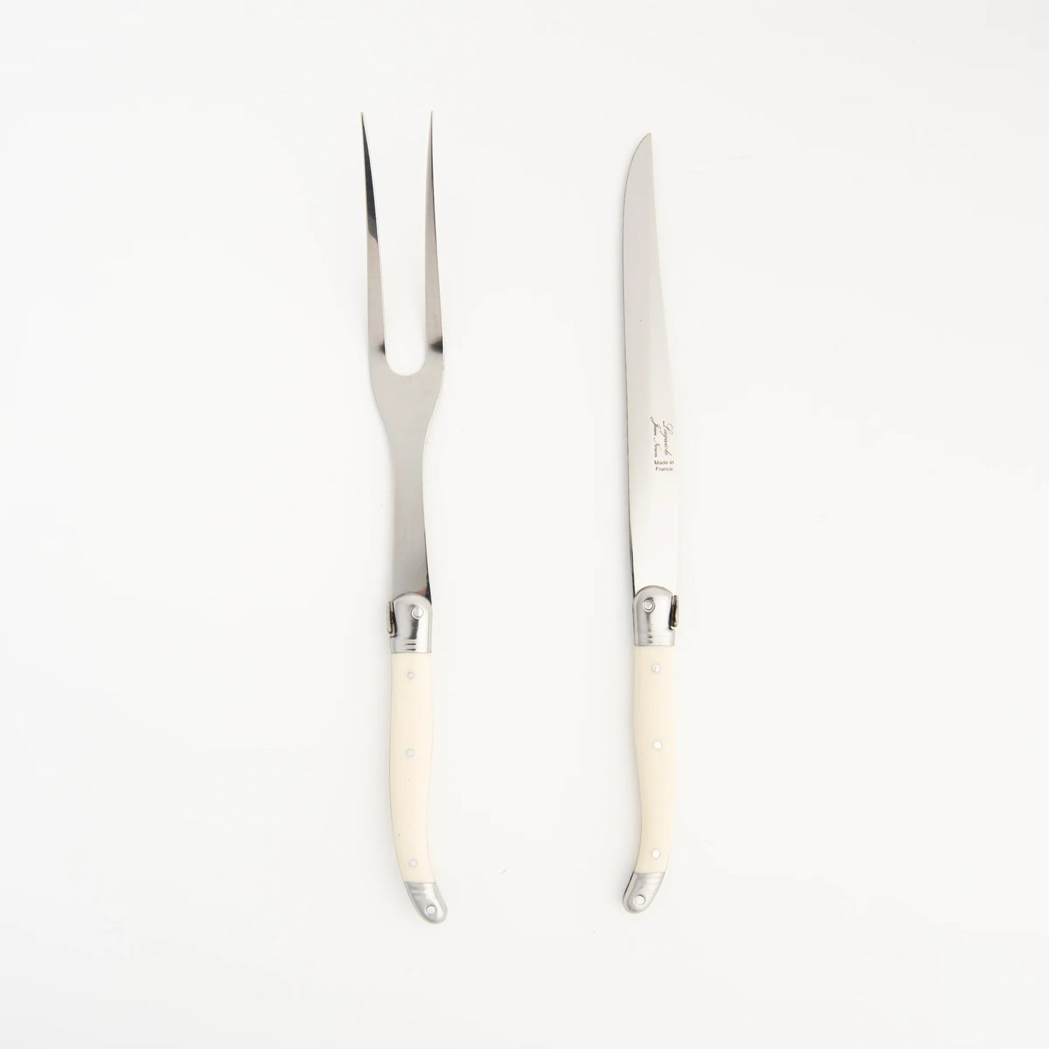 Carving Set Ivory (With Box)