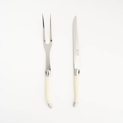 Carving Set Ivory (With Box)