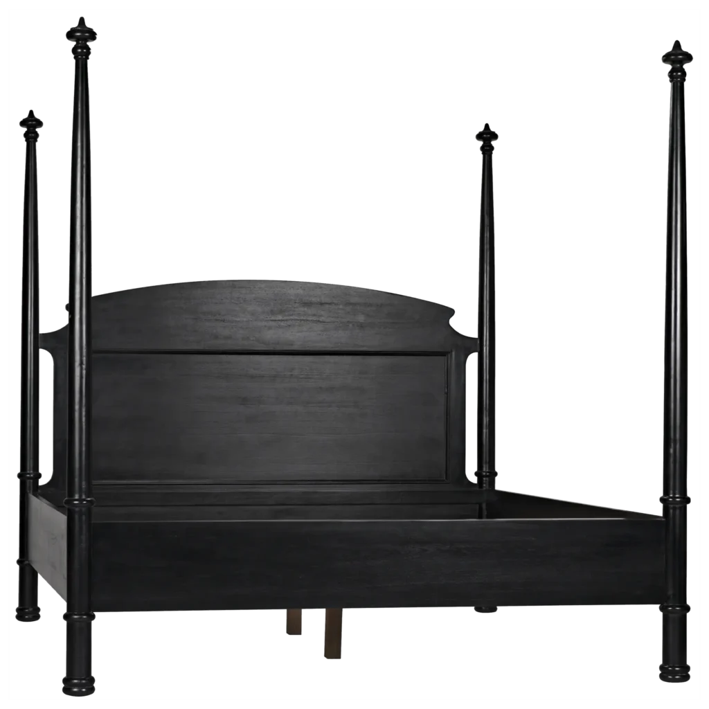 New Douglas Bed, Eastern King, Hand Rubbed Black