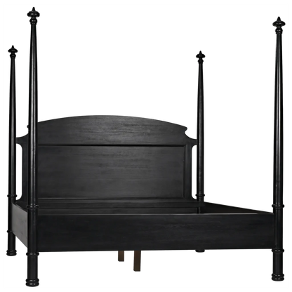 New Douglas Bed, Eastern King, Hand Rubbed Black