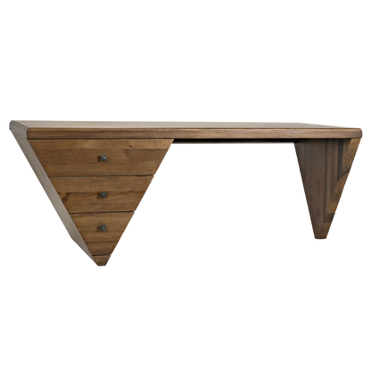 Tetramo Desk, Dark Walnut
