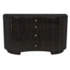 Irene Dresser, Hand Rubbed Black with Light Brown Trim