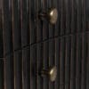 Irene Dresser, Hand Rubbed Black with Light Brown Trim