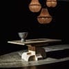 Mist Chandelier, Black Iron