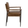 WOOSTER DINING CHAIR W/ARMS, Brown