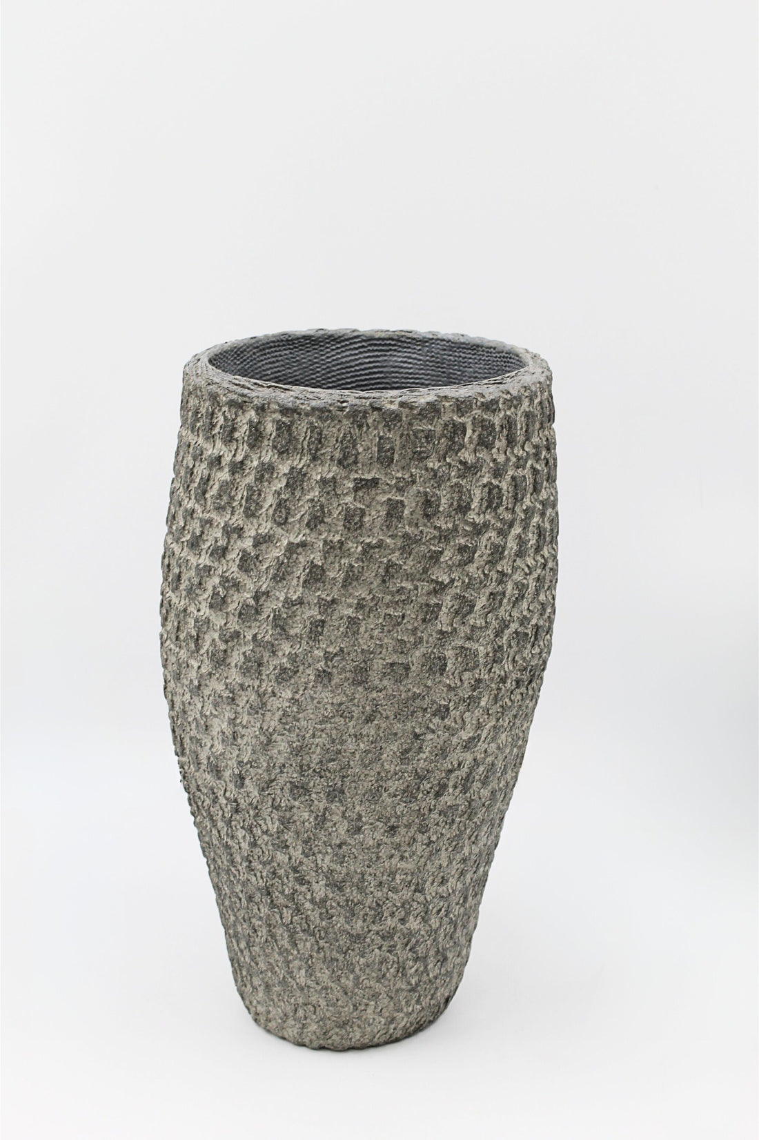 Paper Mache Pottery, Large Grey