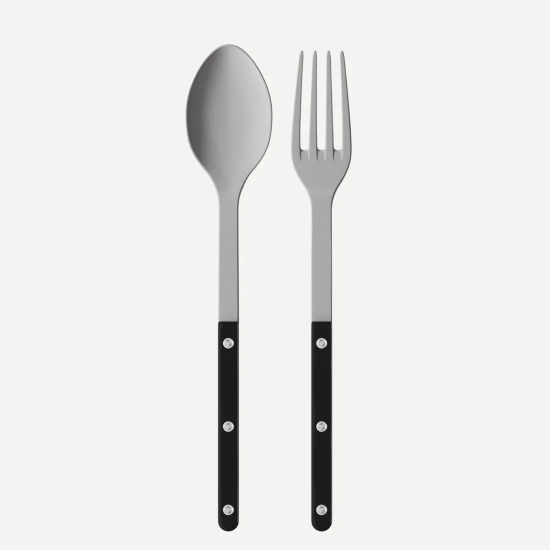 Bistrot Vintage Solid, Black 2 Piece Serving Set