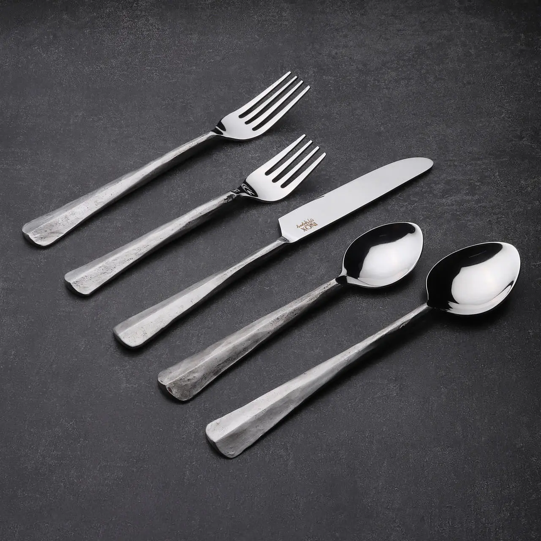 Ridge Flatware, 5-Pc. Place Setting Serving Set