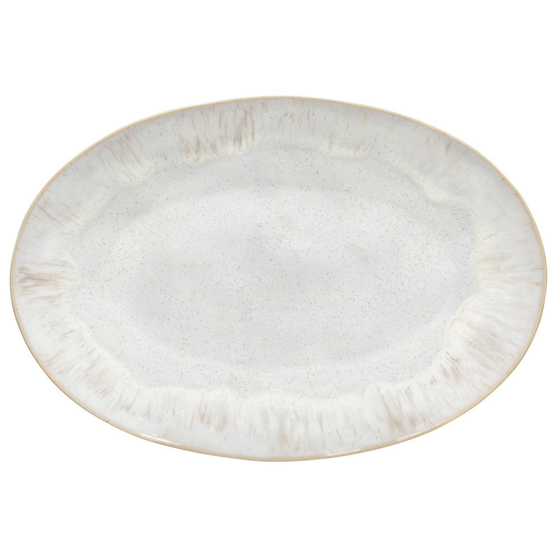 Oval platter 18” - Eivissa sand beige